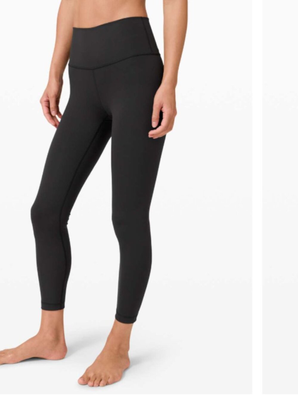 Lululemon Women's Wunder Under High-Rise Tight 28" Black Size 8